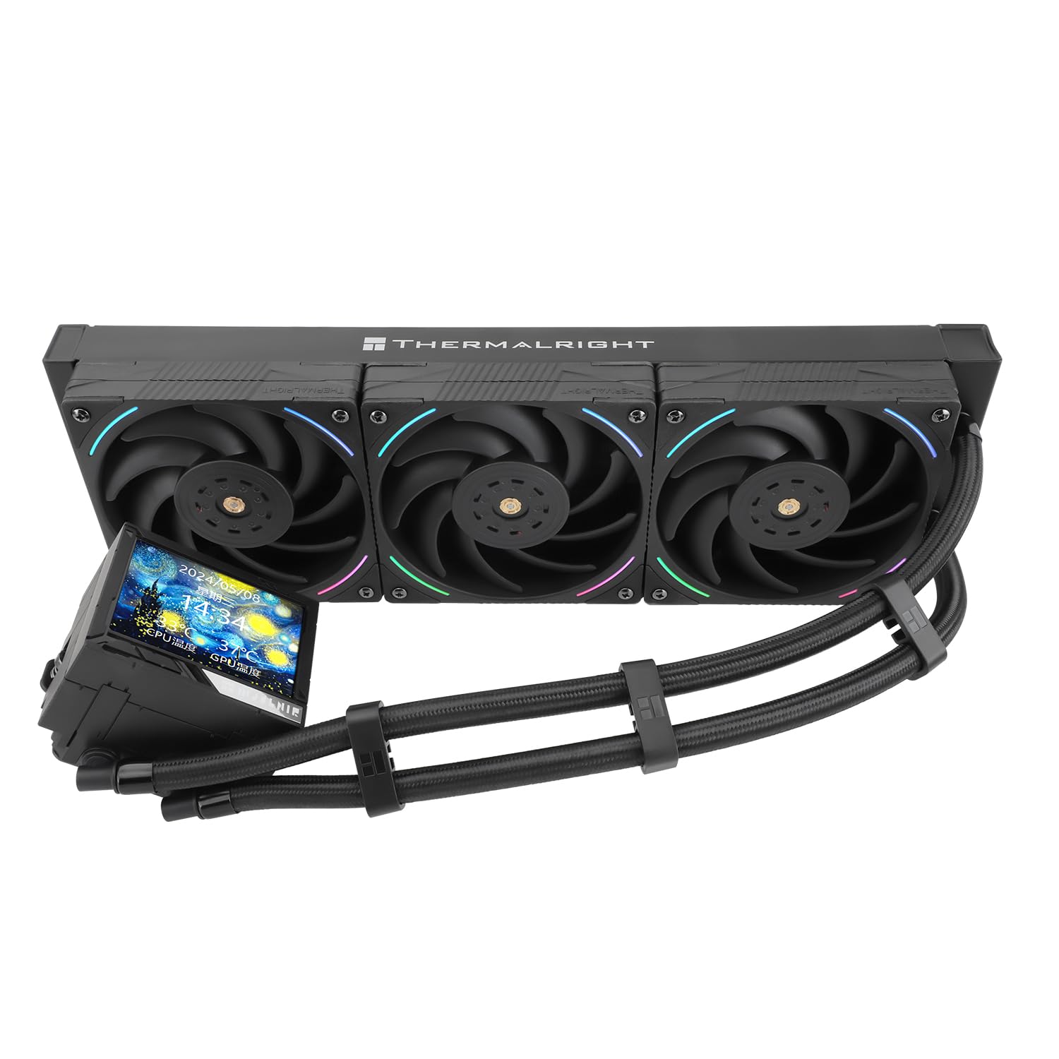 Thermalright Liquid Cooler Mjolnir Vision X 360 LCD ARGB Black Without fan Thermalright Liquid Cooler Mjolnir Vision X 360 LCD ARGB Black Without fan